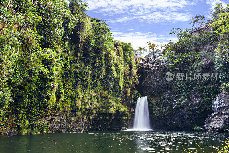 银王瀑布在Chapada dos Veadeiros